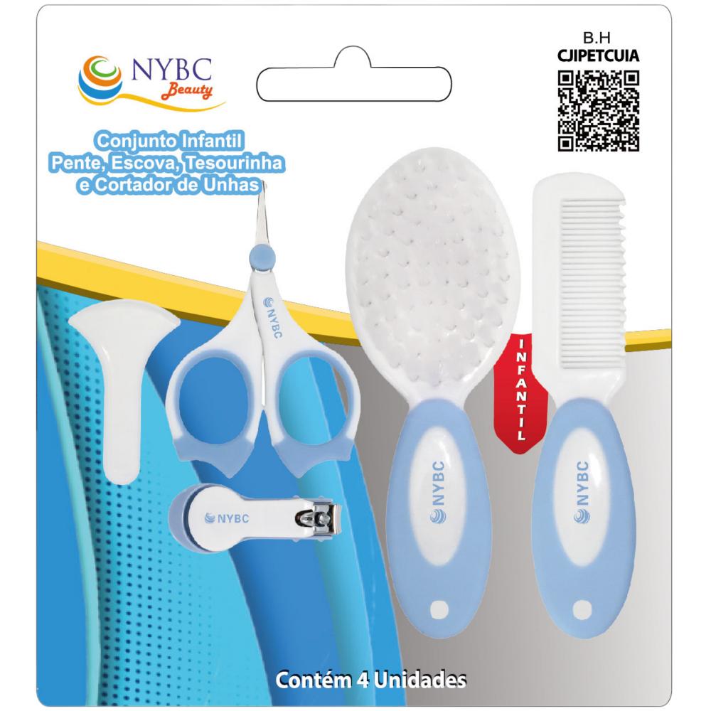 NYBC CONJUNTO INFANTIL 4 PECAS - AZUL