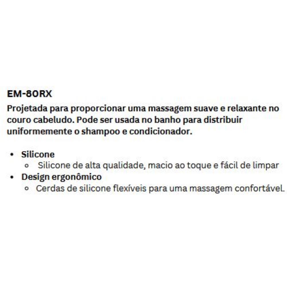 NYBC ESCOVA MASS. DE SILICONE ROXA
