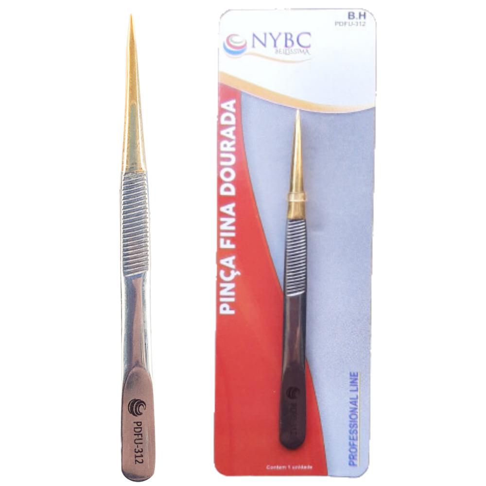 NYBC PINCA PONTA FINA DOURADA