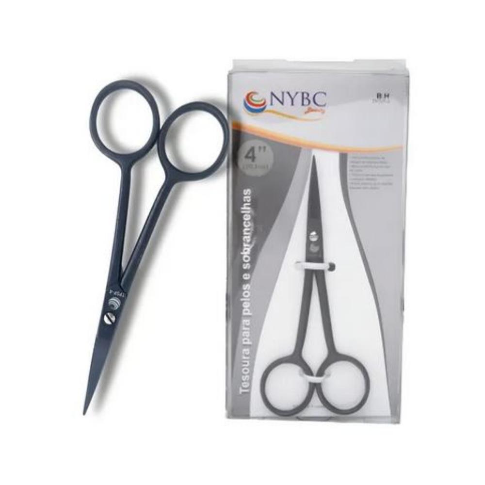 NYBC TESOURA P. SOBRANCELHAS BLACK INOX 4