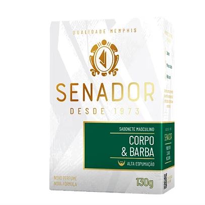 MEMPHIS SENADOR CORPO E BARBA SABON. 130 GR.