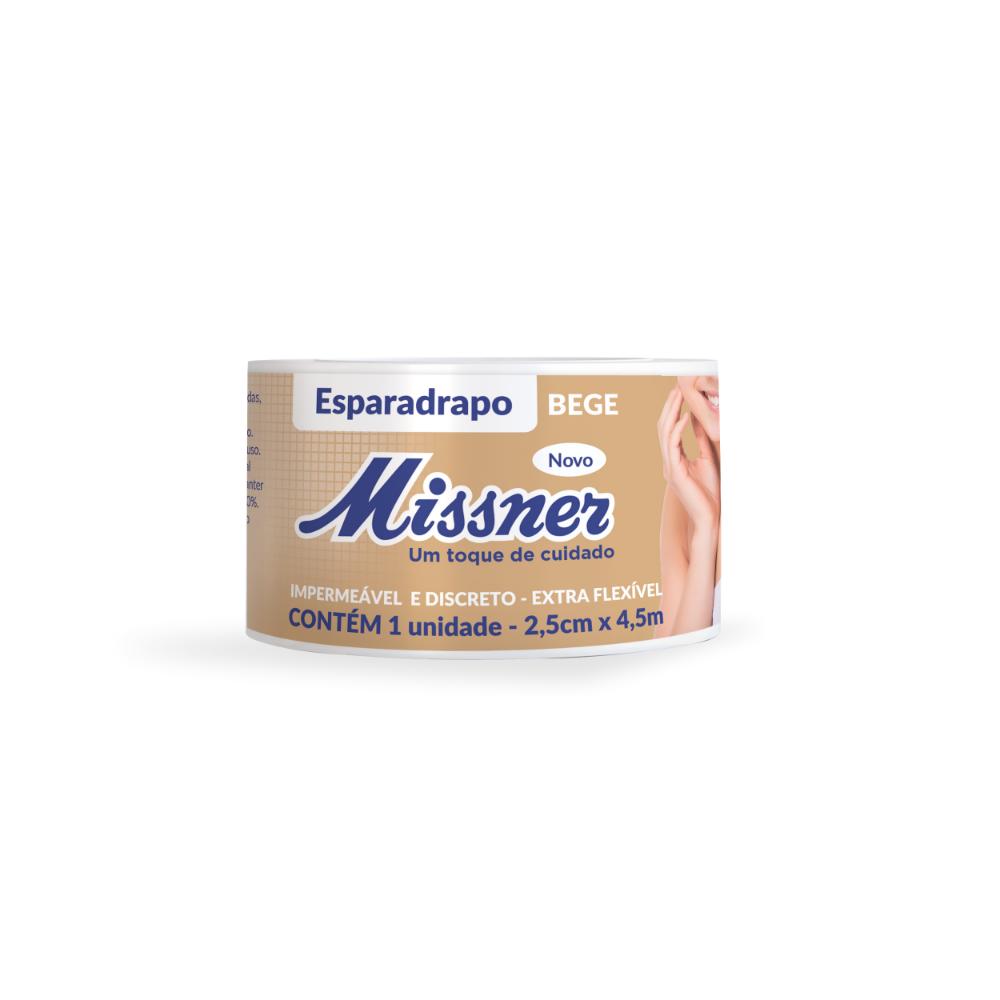 MISSNER ESP. IMP BEGE 2,5 CM X 4,5 M