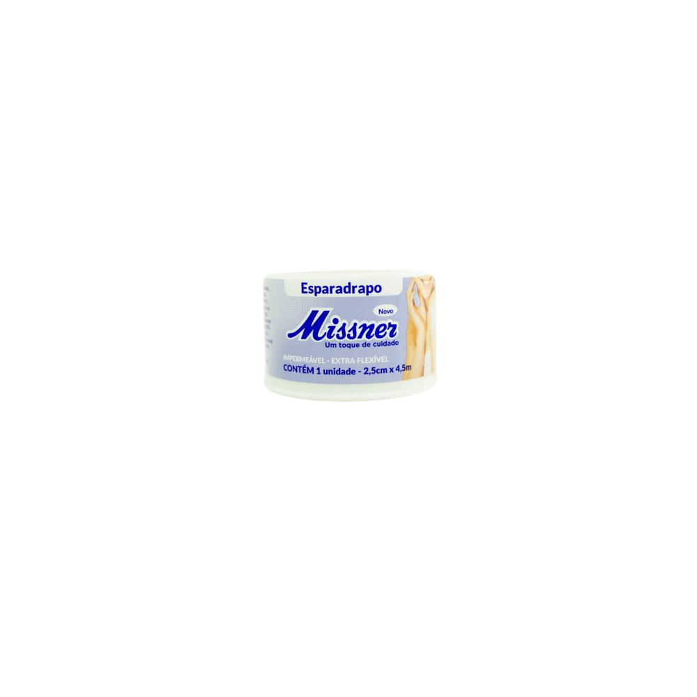 MISSNER ESP. IMP BRANCO  2,5 CM X 4,5 M