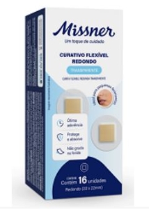 MISSNER CURATIVO REDONDO COM 16 UND