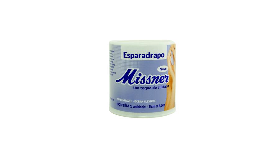 MISSNER ESP. IMP BRANCO 5 CM X 4,5 M