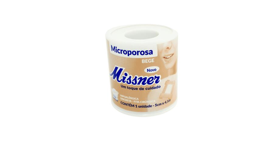 MISSNER FITA MICROP. BEGE 5,0 CM X 4,5 M